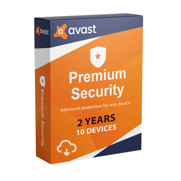 Avast Premium Security (Multi-Device) – 10 Devices | 2 Years Subscription
