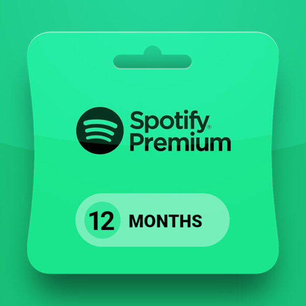 Spotify 12-month Premium Gift Card US