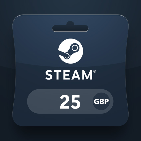Steam Wallet GBP 25 Gift Card UK