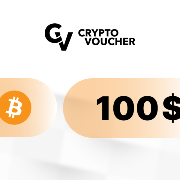 Crypto Voucher (BTC) USD 100 Gift Card