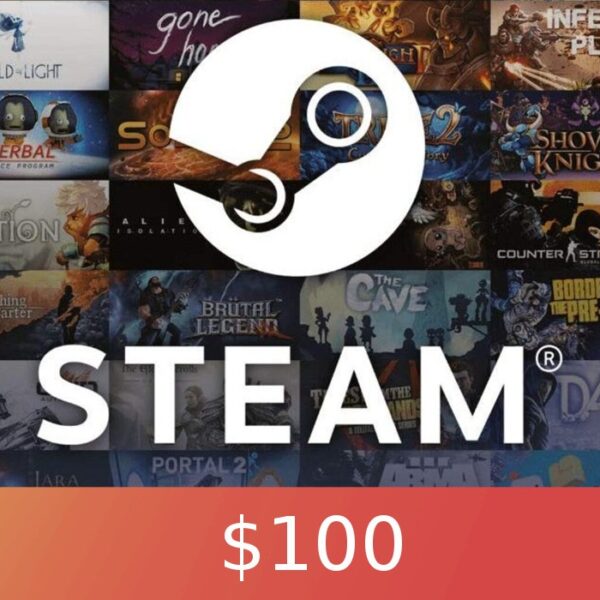 Steam Gift Card $100 Global Activation Code