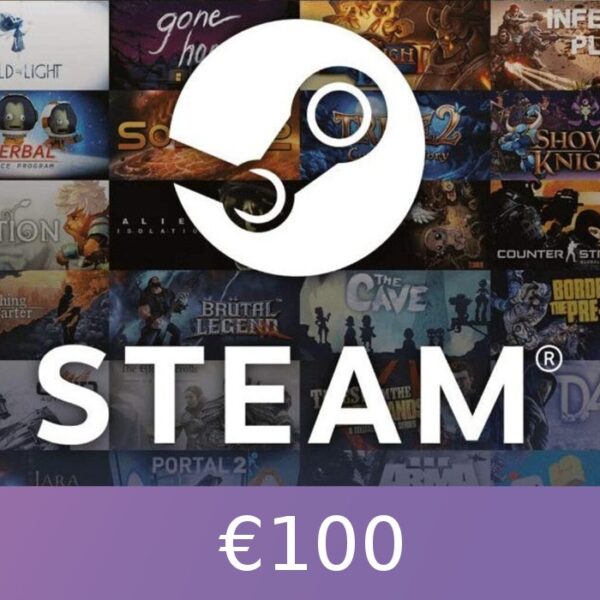 Steam Gift Card €100 EU Activation Code