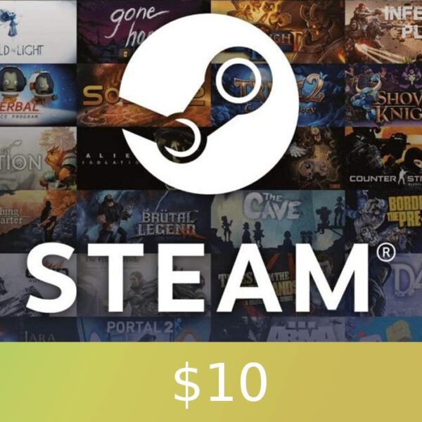 Steam Gift Card $10 US Activation Code