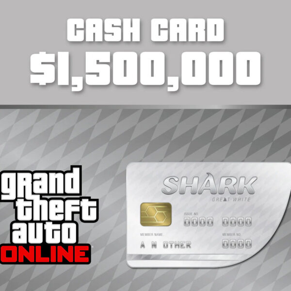 Grand Theft Auto Online - $1,500,000 Great White Shark Cash Card PC Activation Code EU