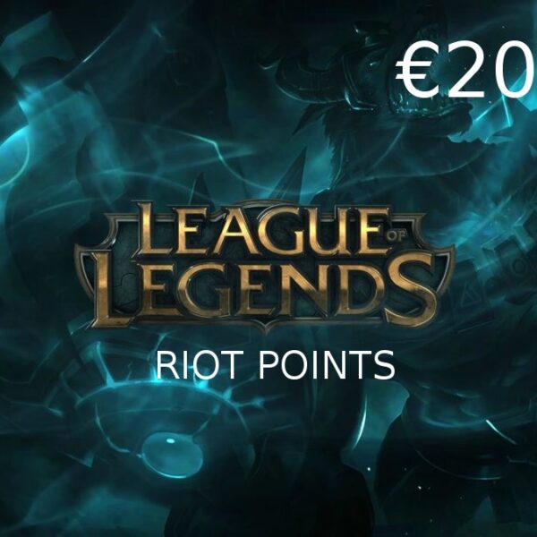 League of Legends 20 EUR Prepaid RP Card DE