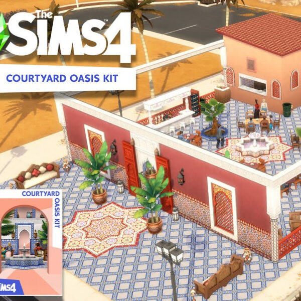 The Sims 4 - Courtyard Oasis Kit DLC PC EA App CD Key
