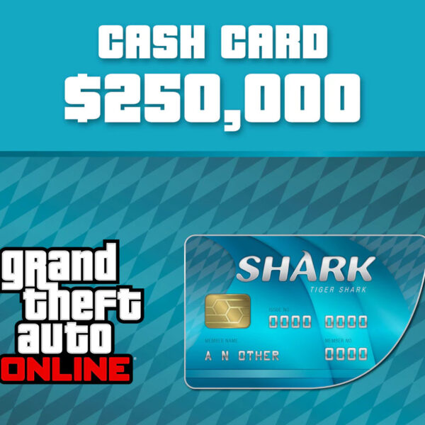 Grand Theft Auto Online - $250,000 Tiger Shark Cash Card FR PS4 CD Key