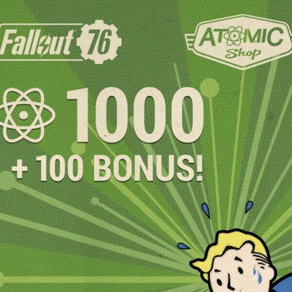 Fallout 76 - 1000 (+100 Bonus) Atoms XBOX One CD Key