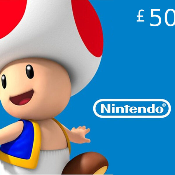 Nintendo eShop Prepaid Card GBP 50 Key UK