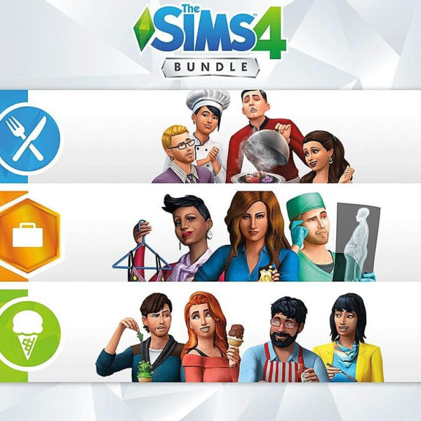 The Sims 4 - Get to Work DLC + Dine Out DLC + Cool Kitchen Stuff DLC Bundle XBOX One CD Key