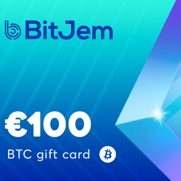 BitJem Crypto Gift Card (BTC) €100