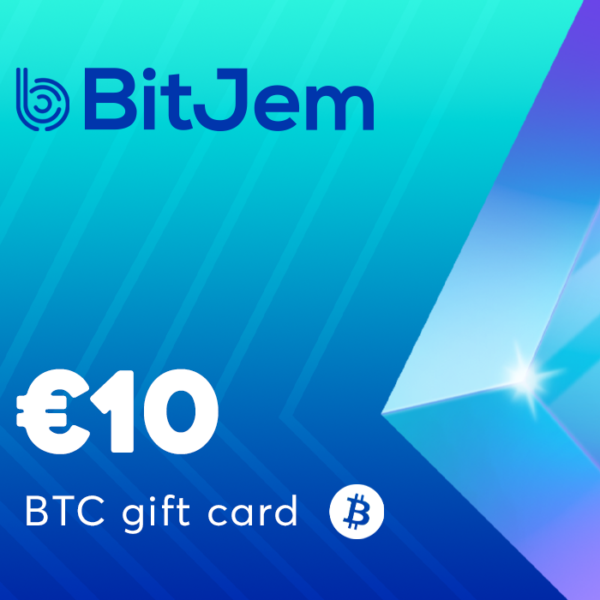 BitJem Crypto Gift Card (BTC) €10