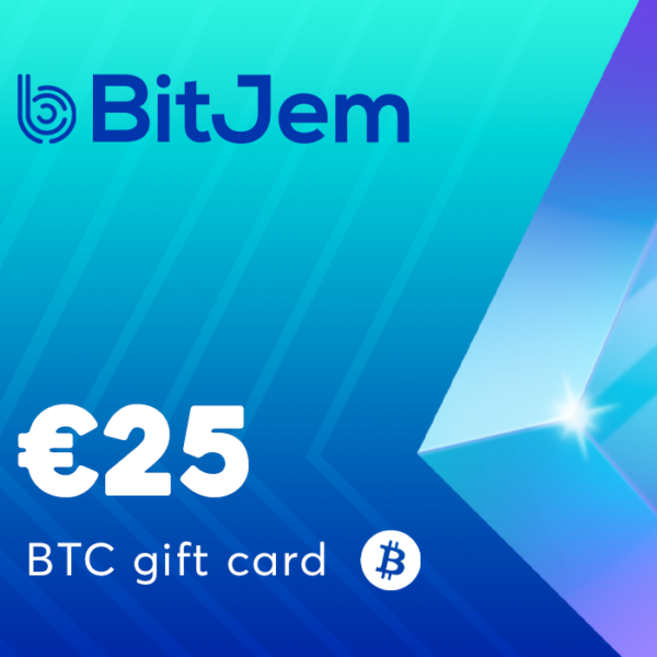 BitJem Crypto Gift Card (BTC) €25