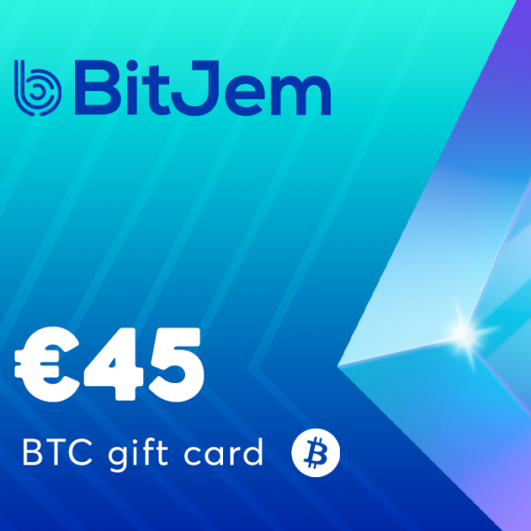 BitJem Crypto Gift Card (BTC) €45