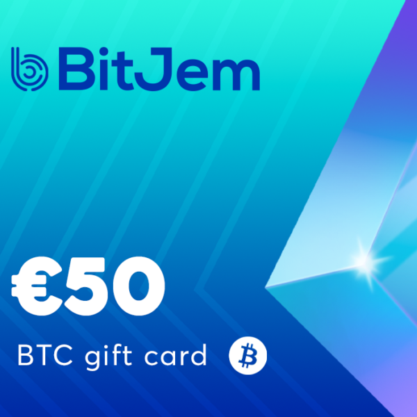 BitJem Crypto Gift Card (BTC) €50