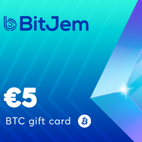 BitJem Crypto Gift Card (BTC) €5