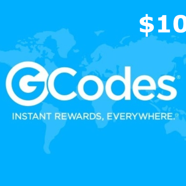 GCodes® Global Retail $10 Gift Card US