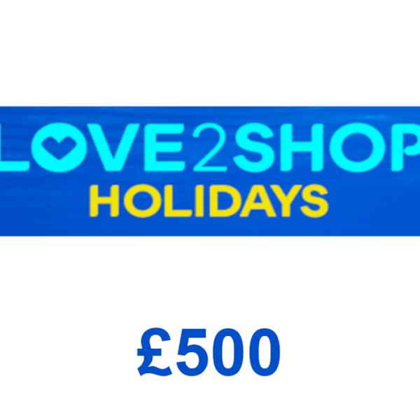 Love2Shop Holidays £500 Gift Card UK
