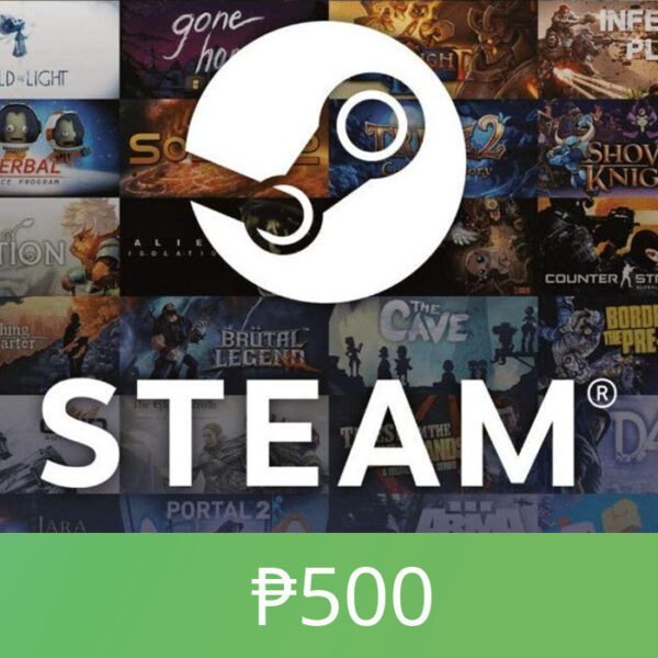 Steam Wallet Card ₱500 PH Activation Code