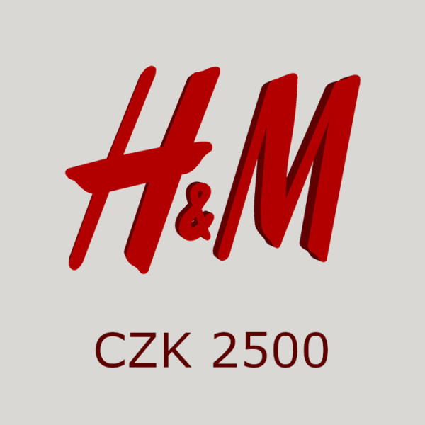 H&M 2500 CZK Gift Card CZ