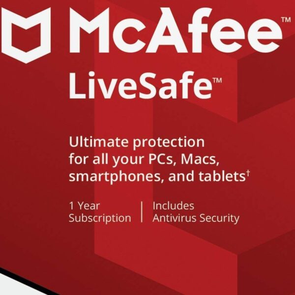 McAfee LiveSafe 2025 EU Key (1 Year / 10 Devices)