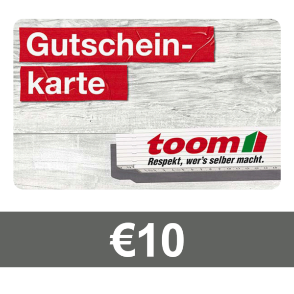 TOOM Baumarkt €10 Gift Card DE